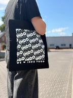 Katoenen "We Love Indo Food" shopper